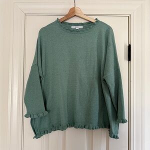 Mersea Ruffle Catalina Sweater Petite